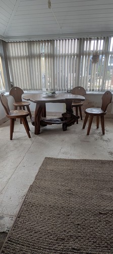 Table and chairs - table,