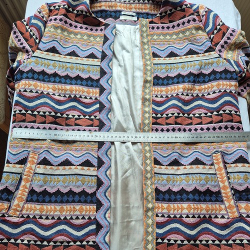 Women patterned overcoat - patterned,