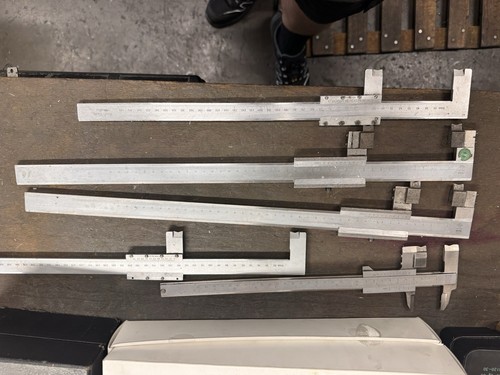 Off used vernier - vernier, callipers