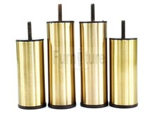 4 Metal Furniture Legs Round