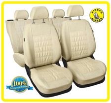 CAR SEAT COVERS full fit VOLKSWAGEN GOLF MK3 - Eco leather leatherette beige