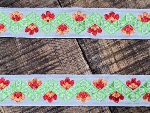 Laverslace bright red green - bright,