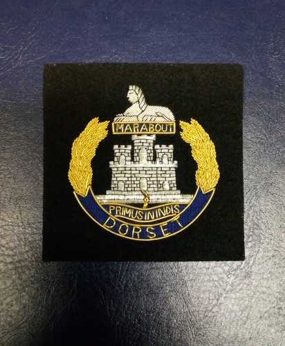 Dorset regiment blazer badge - dorset,