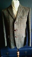Original mans ,Early  Dunn &co Harris Tweed jacket ,white label