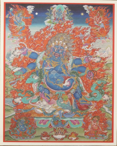 Mahakala tibetan thangka - mahakala,,
