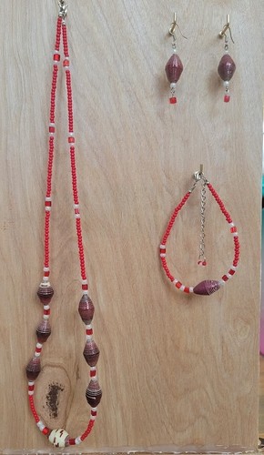 Paper bead piece set - piece, set-