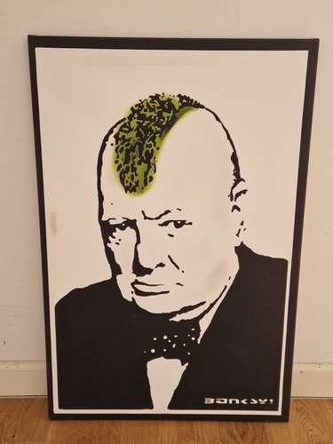 Large banksy winston - winston, churchill