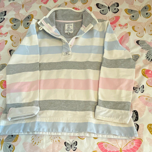 Joules women striped 4 - 1/4, zip