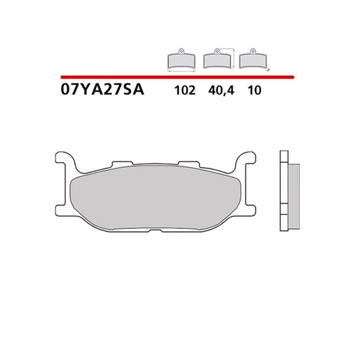 Brembo front brake pad kit - front,