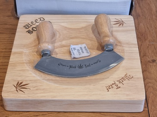 Black leaf wooden weed - black, board