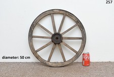 Vintage old wooden cart wagon