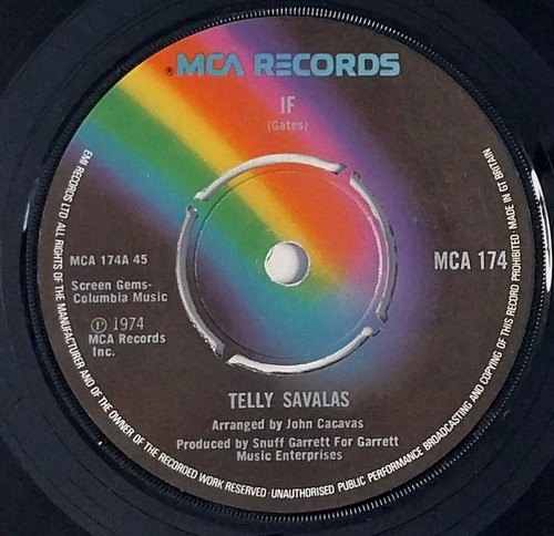 Telly savalas single - savalas, 7"