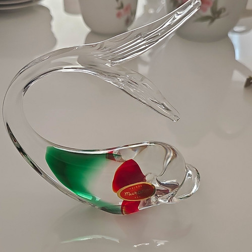 Palesa murano art glass clear - art,
