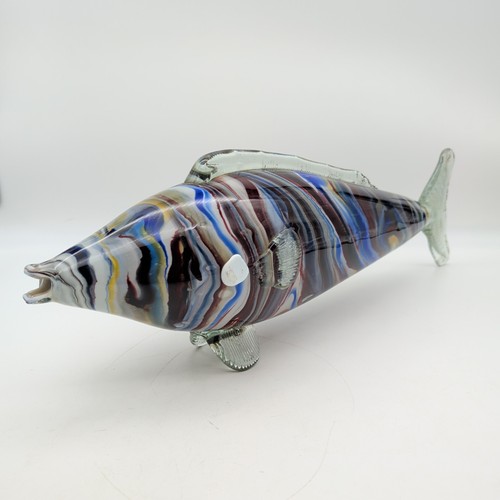 Hand blown fish ornament 1970s - fish,