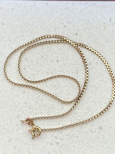 9ct gold inch necklace - inch,