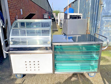 Stainless Steel Fabrication Display Illuminated Mobile Recon Catering Equipment