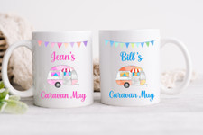 Personalised Caravan Mugs Cups