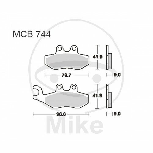 Brake pads std trw lucas - std,