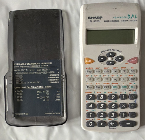 Sharp 531vh handheld - sharp, el-531vh