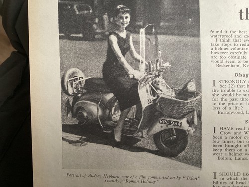 Vespa douglas auldrey hepburn - vespa,