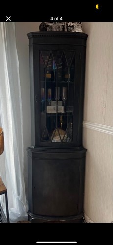 Antique corner cabinet - antique,