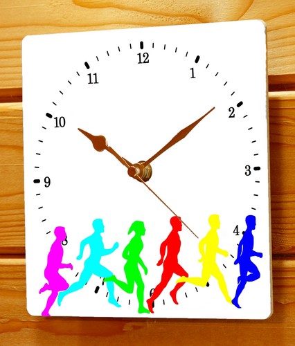 19cm square wall - square, running