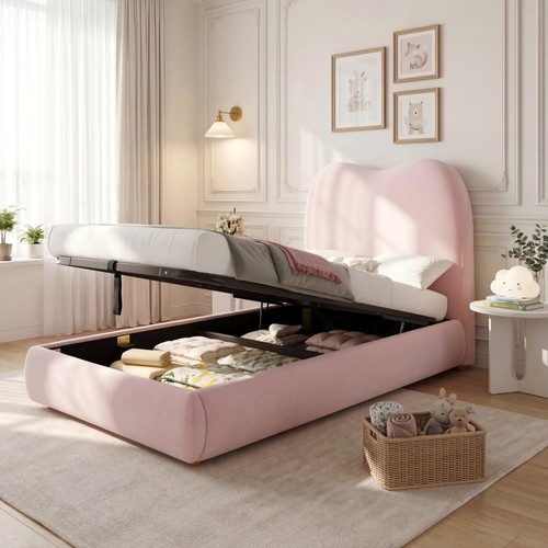 Upholstered bed 3ft single - upholstered,