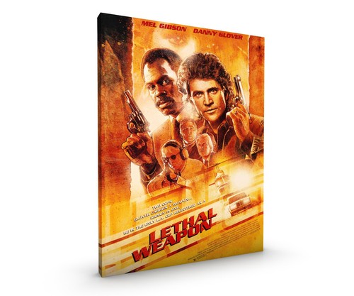 Lethal weapon canvas - lethal, framed