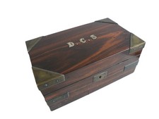 Brass Mounted Macassar Ebony