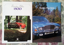 Vanden Plas 1500 UK brochure x 2. 1974 & 1979. Excellent condition. 10 pages.