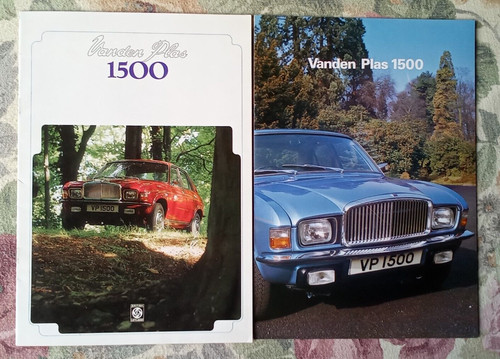 Vanden plas 1500 brochure - vanden, x