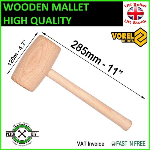285mm wooden mallet - wooden,