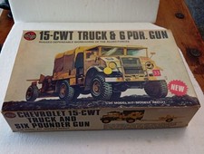 Airfix 15-CWT Truck & 6 PDR. Gun 1:35 scale model truck kit 08367-4.