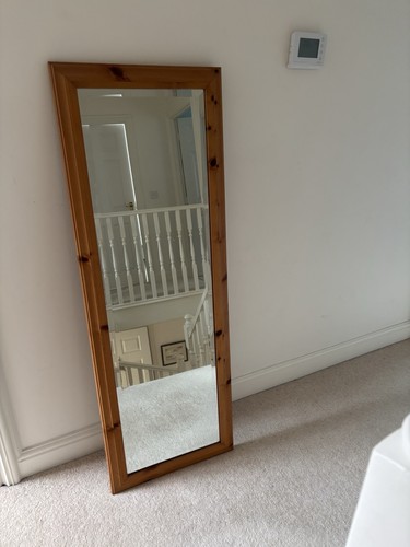 Ducal pine bevelled mirror - pine,