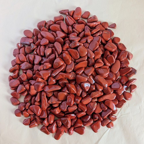 Red jasper tumblestones - red, 1kg