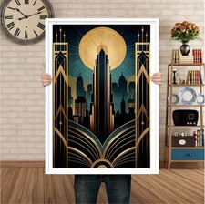 Art Deco Architecture Wall Art
