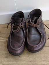 Camper brown leather boots - brown,