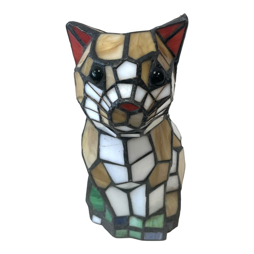 Tiffany style cat stained - style,