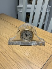 Vintage Tyrone Crystal Mantel Clock