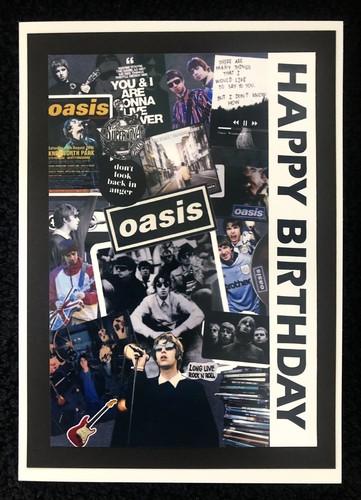 Oasis luxury birthday card - luxury, card.