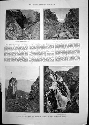 Antique old print cairns - print,