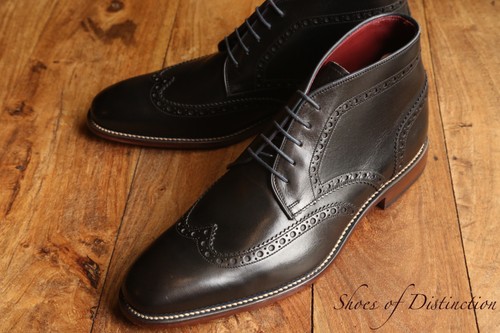 Design loake black - black, leather