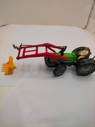 Britains farm tractor with - britains,