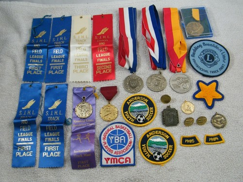 Sports medals pins patches - sports, patches/