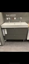 Brand new IKEA Grey Godmorgon Bravinken Vanity cabinet