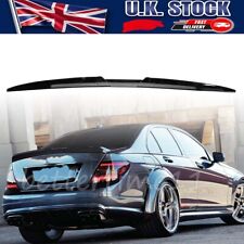 Black Car Rear Trunk Lip Spoiler Boot Wing Adjustable For Benz C CLASS W204 W205