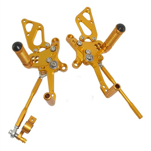 Gold adjustable rearset - gold,
