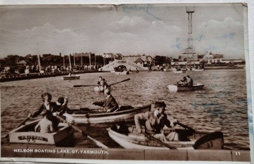 Old postcard 1957 - old, great