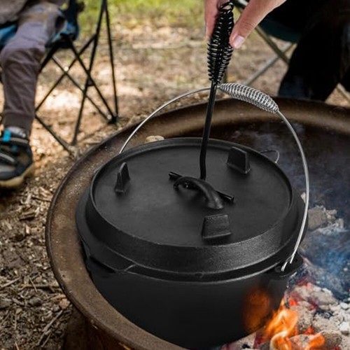 Cast iron dutch oven camping - iron,