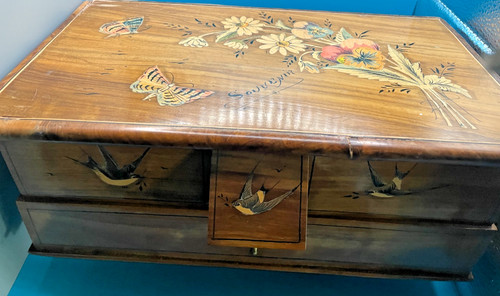 Vintage continental inlaid - ,